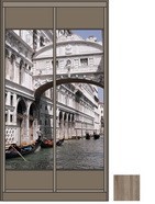 Шкаф-купе Сенатор, фотополимерная печать - Венеция арка